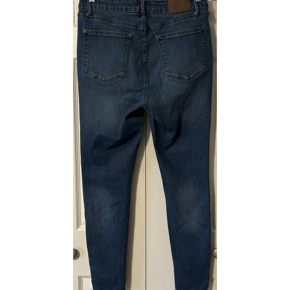Judy Blue High Waisted Frayed Slit Hem Skinny Fit Jeans Size 13/31 (30x28) - Picture 10 of 10
